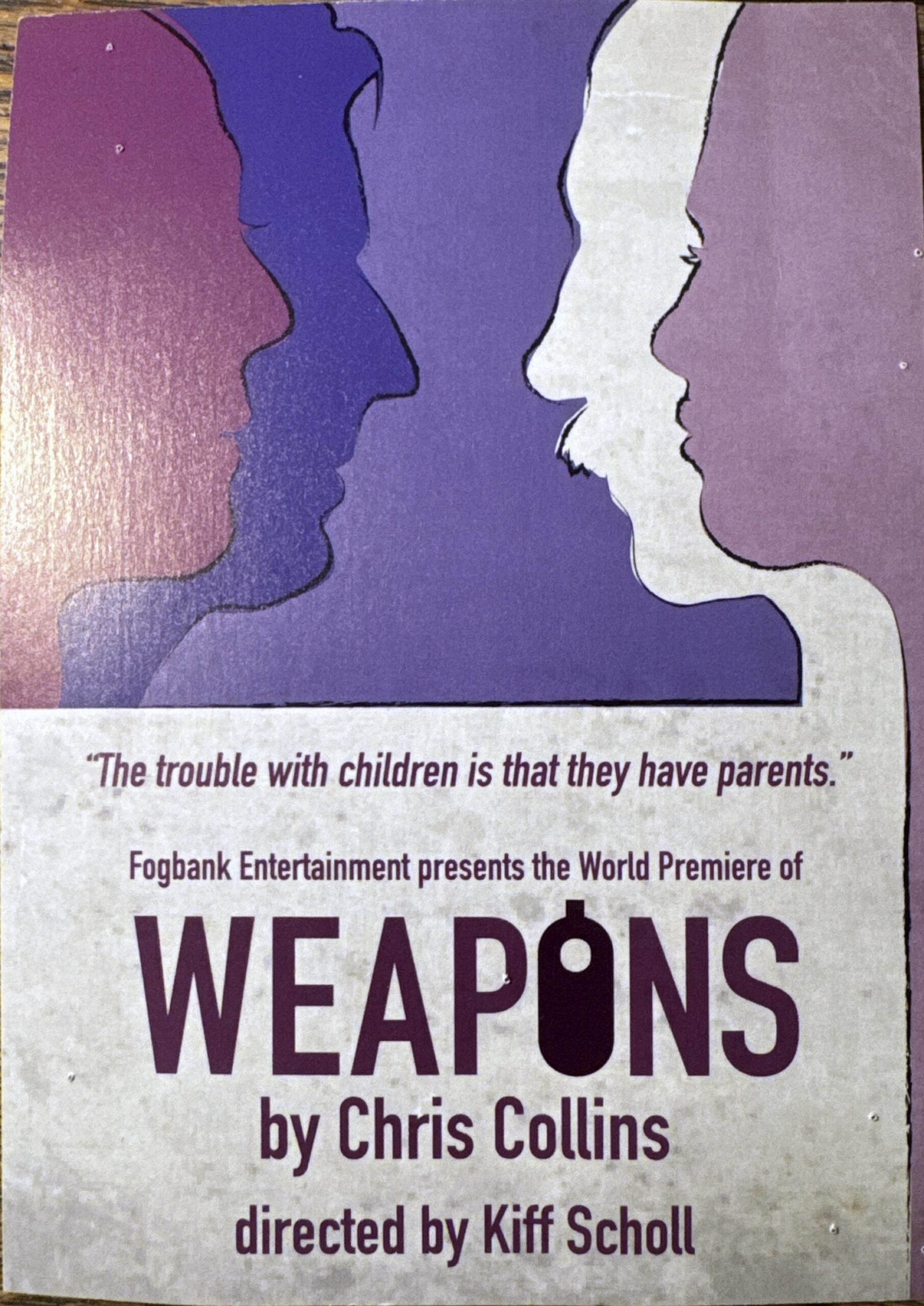 Weapons poster